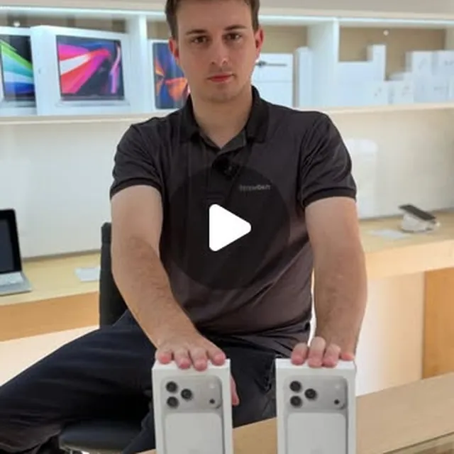 Dos iPhone nuevos sobre el mostrador de StoreGCH